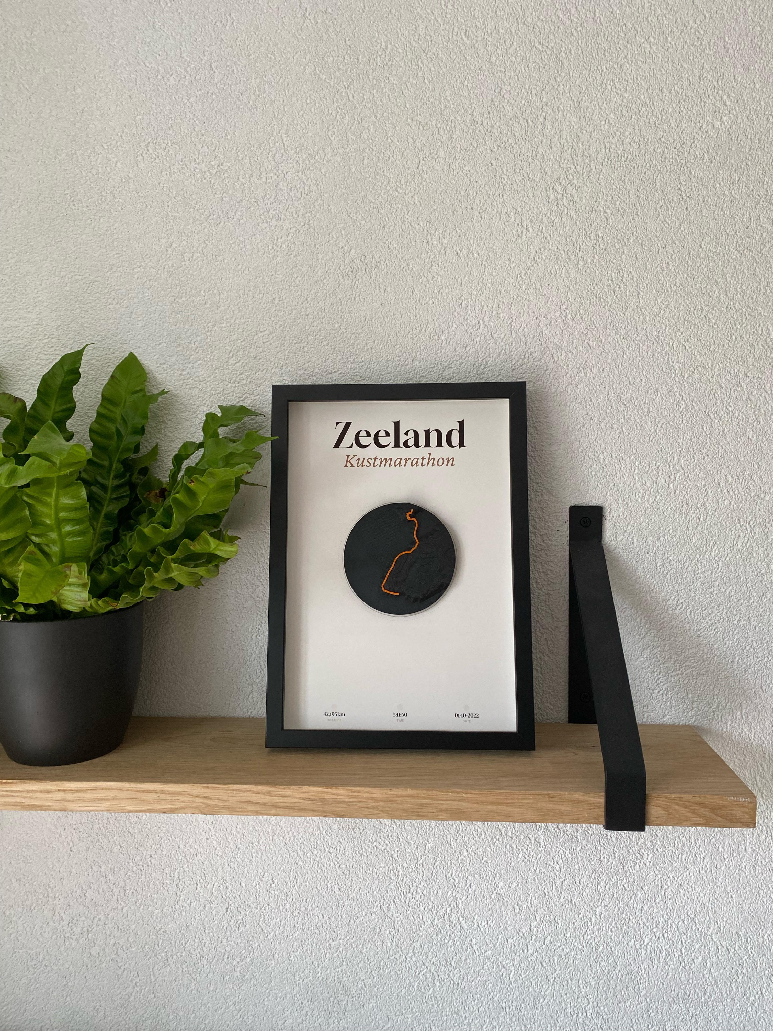 21 × 30 cm ingelijst 3D-reliëf